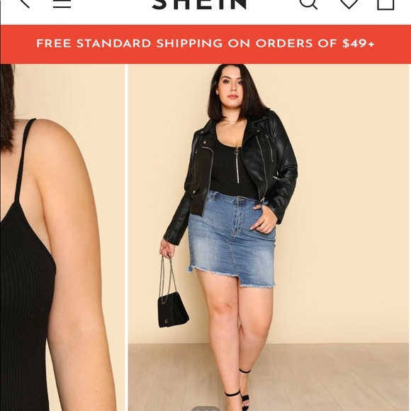 Shein Gold O ring Black Adjustable Bodysuit 3XL - Picture 5 of 5